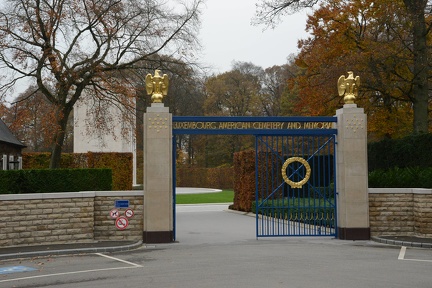 Luxembourg American Cemetery Gate1